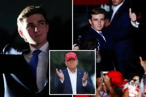 Barron Trump Attends Florida Rally: College Plans Confirmed but Details Remain Unclear-2